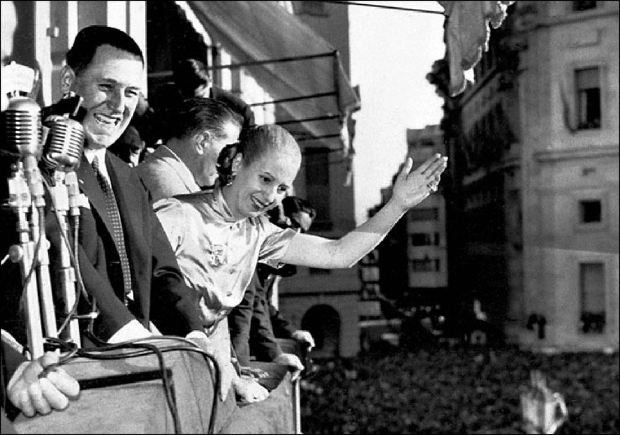 Juan Domingo Perón el 17 de octubre de 1945. 
