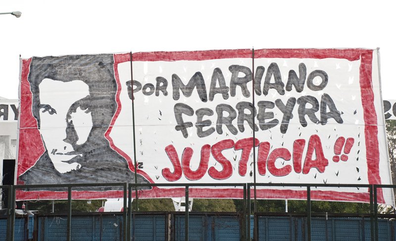Imagenes de los pedidos de justicia por Mariano Ferreyra. 