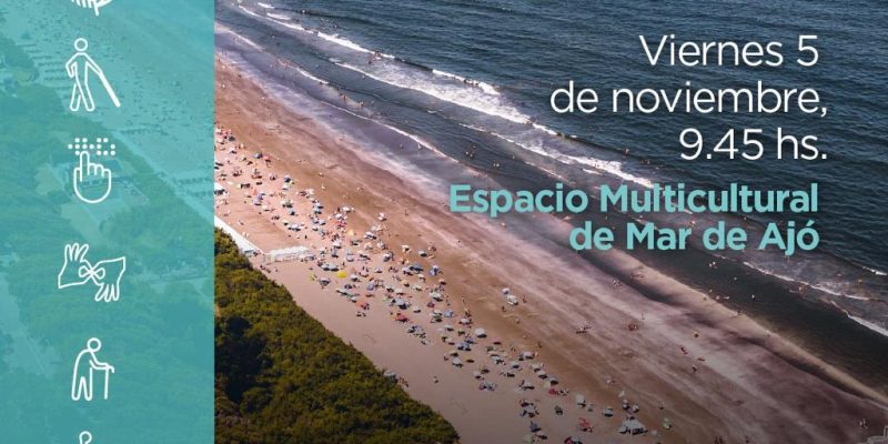 Cardozo presenta el plan estratégico integral de turismo accesible para La Costa. 