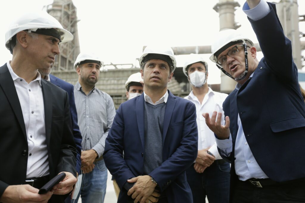 Kicillof participó de la inauguración de una planta de Loma Negra en Olavarría