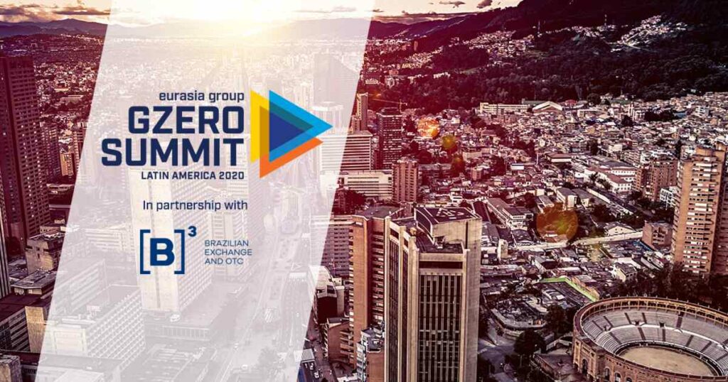 Gzero Summit Latin América es un foro organizado por la Bolsa de San Pablo y Eurasia Group.