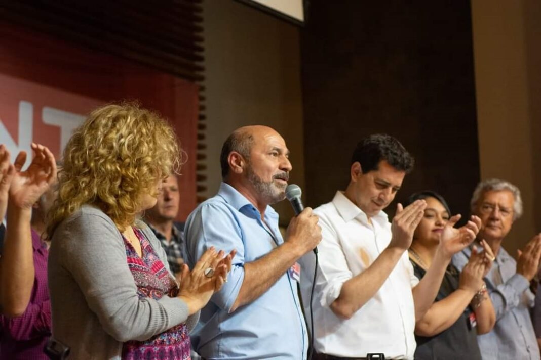 El intendente de la localidad bonaerense de Ensenada, Mario Secco, fue reelecto como presidente del Frente Grande (FG) en el marco de la asamblea nacional del partido que tuvo lugar en el barrio porteño de Balvanera.