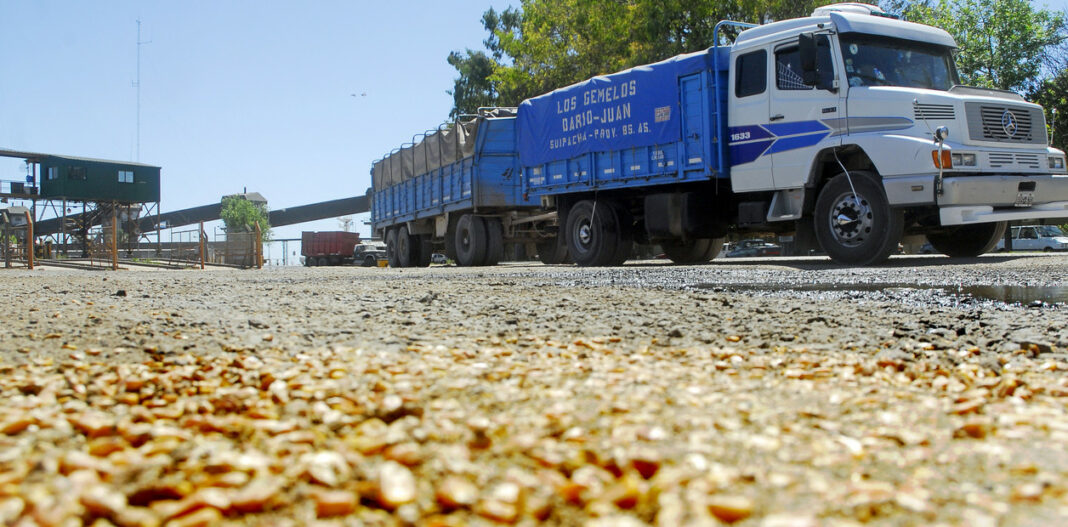 La AFIP desarticuló maniobras de contrabando de granos equivalente a más de 80 camiones con acoplados.