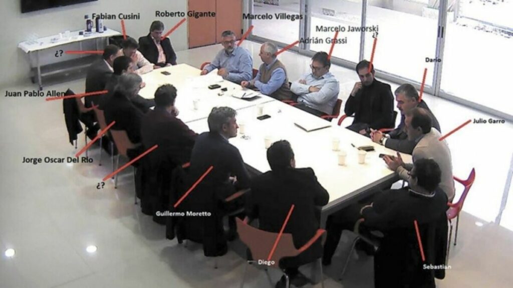 El video hallado por la AFI que da cuenta de la mesa judicial en el Gobierno de Vidal. 