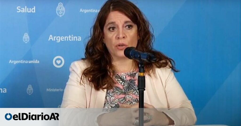 Sonia Tarragona, jefa de Gabinete del ministerio de Salud, quien cofirma la circulación comunitaia de Omicron. 