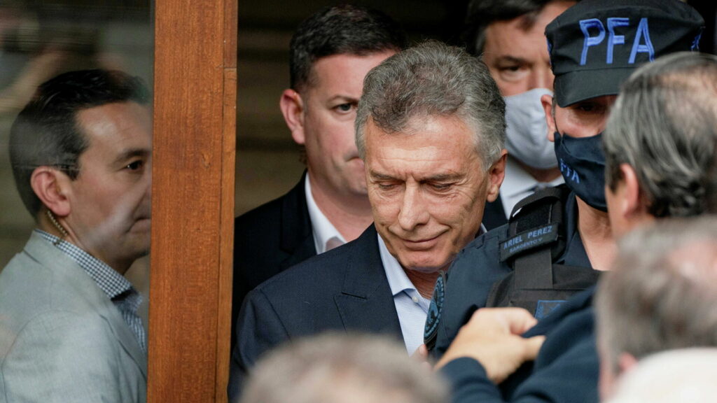 Macri esta procesado en la causa que investiga el espionaje ilegal a los familiares del ARA San Juan. 