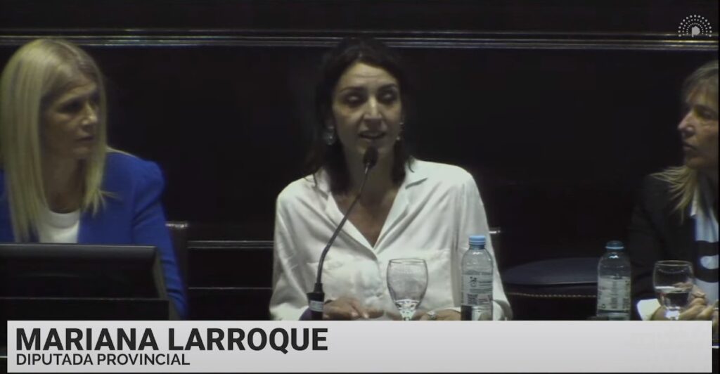 Parlamento de mujeres. La diputada Maria Larroque ponderó el "primer presupuesto con perspectiva de género"
