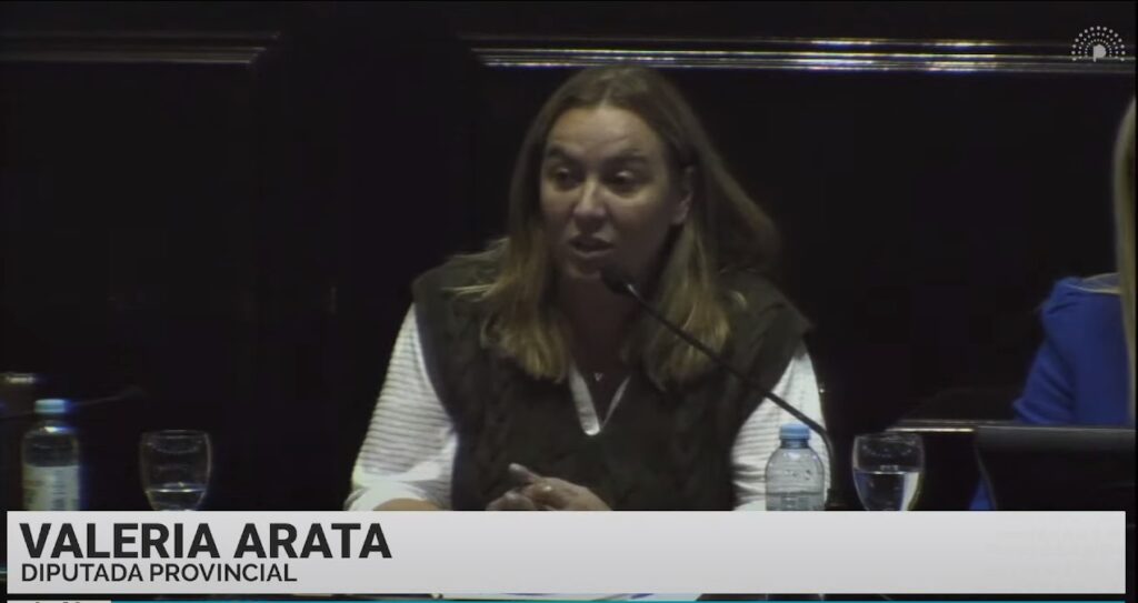 La diputada Valeria Arata pidió que las mujeres participen en alguno de los lugares clave de las comisiones. 