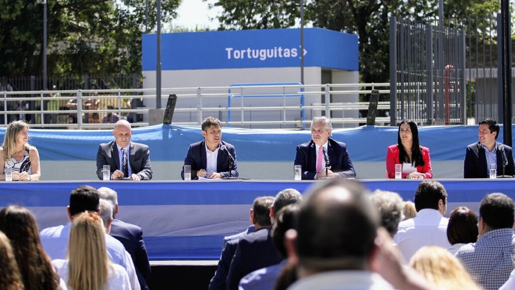 El presidente, Alberto Fernández, participó de la inauguración de la nueva estación Tortuguitas del tren Belgrano Norte 