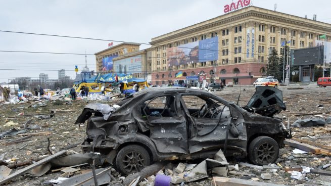 El ejercito de Rusia bombardea Jarkov, la segunda ciudad más poblada de Ucrania