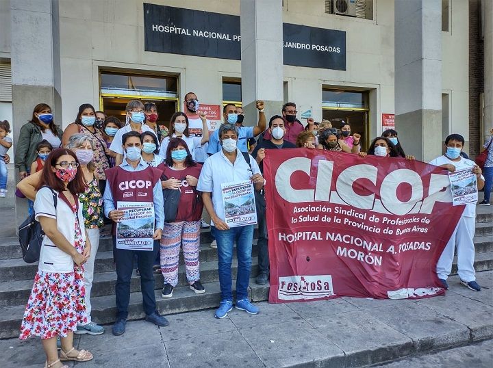 Médicos bonaerenese declaran en el marco de la causa por espionaje ilegal en el Hopital Posadas durante el Gobierno de Macri.