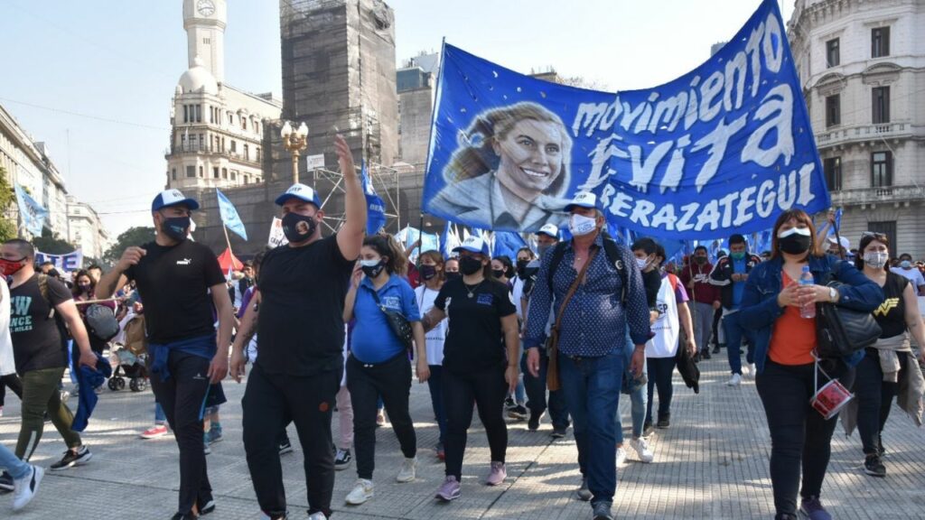 En el marco de las internas del Frente de Todos, el Movimiento Evita marchará el próximo Día del Trabajador.
