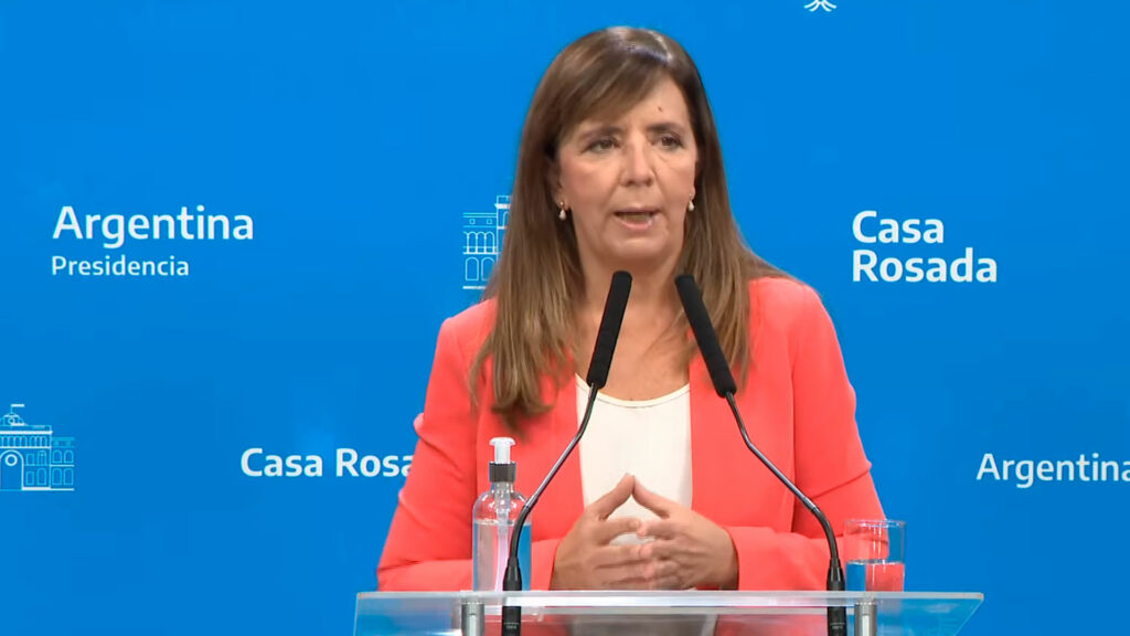 La vocera presidencial, Gabriela Cerruti, había adelantado el voto positivo del Estado argentino sobre la suspensión a Rusia.