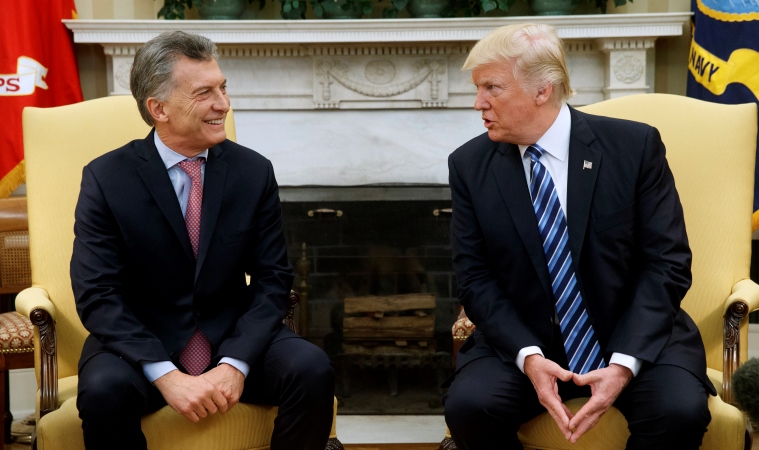 Donald Trump fue clave para que Macri cierre el acuerdo con el FMI. 