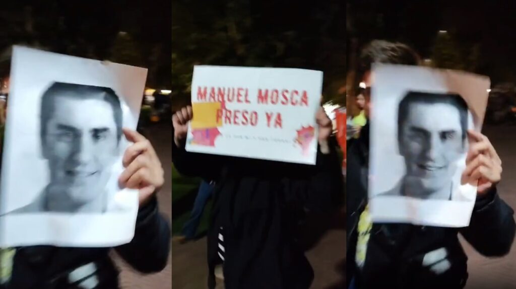 Imágenes de la marcha contra Manuel Mosca en Bolivar. 