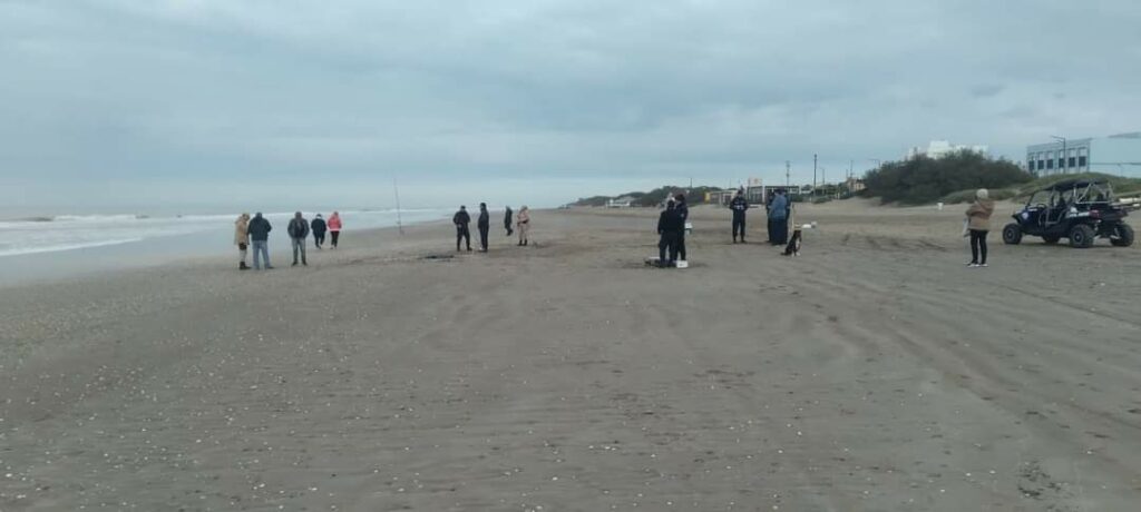 Partido de La Costa. Más movimientos en la zona donde hallaron los restos humanos en mar de ajo.