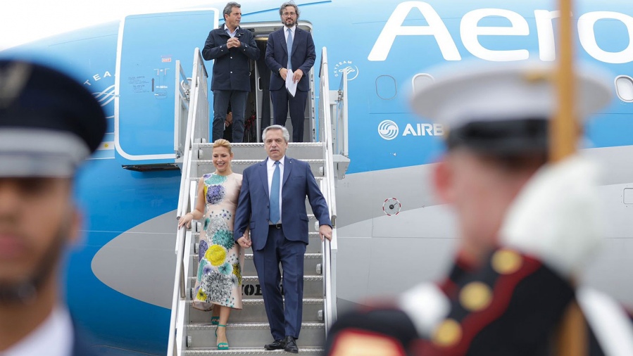 El presidente Alberto Fernández arribó el pasado miércoles con su comitiva a la ciudad estadounidense de Los Ángeles.