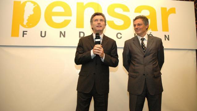 Mauricio Macri en la Fundación Pensar. 