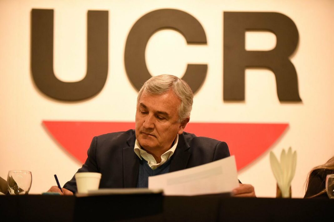 El presidente de la UCR cuestionó a Alberto Fernández por viajar a la Provincia para respaldar a la dirigente social y no para realizar encuentros oficiales con el gobierno provincial.