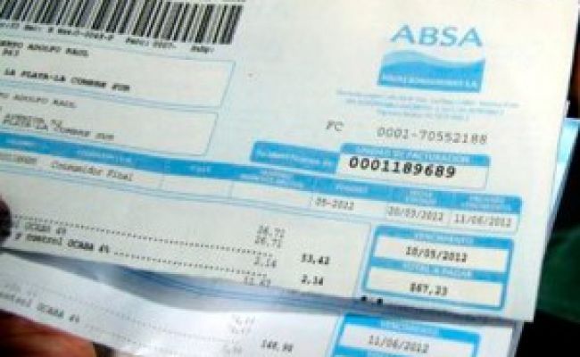 ABSA convoca a audiencia publica para aprobar el aumento del 40% en las facturas.. 
