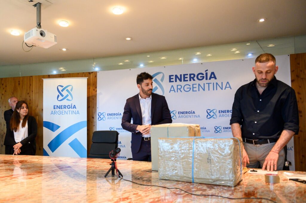 El presidente de Enarsa, Agustín Gerez, calificó el Gasoducto Néstor Kirchner como “la gran obra de transformación para el futuro".