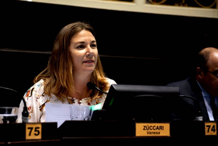 Vanesa Zuccari, diputada radical dentro del bloque de Juntos en la Legislatura bonaerense. 