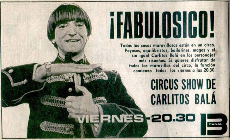 Carlitos Balá fue un ícono de la cultura popular argentina que participó de varios programas humorísticos.