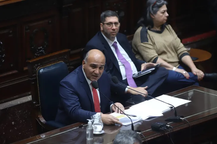 El jefe de Gabinete Juan Manzur expuso su informe de gestión en la Cámara de Diputados de la Nación.