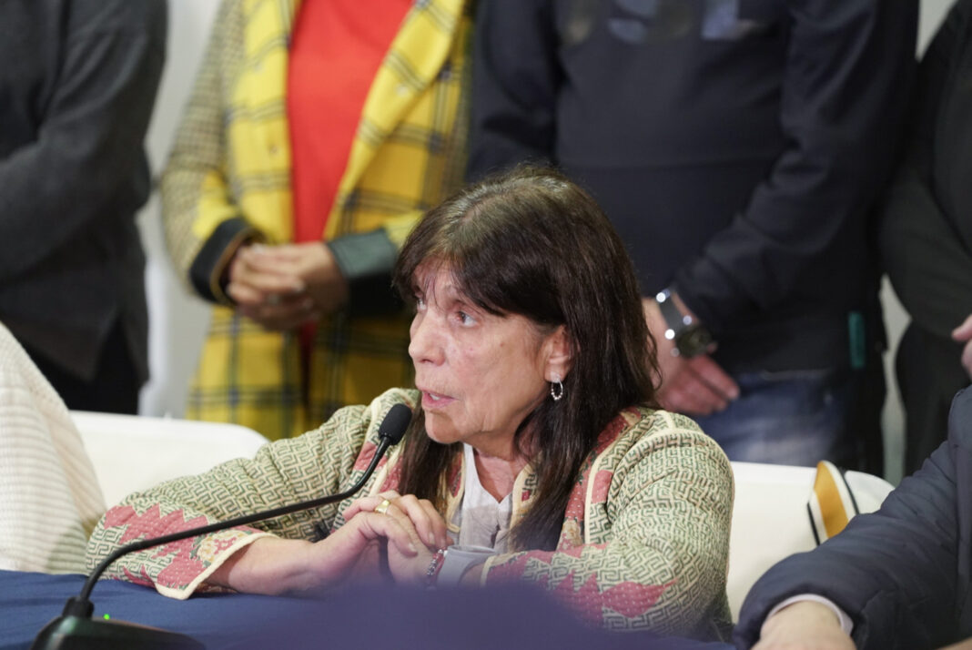 La jefa de los senadores del Frente de Todos, Teresa García, sostuvo que en las sesiones especiales de la Legislatura bonaerense esperan un “debate intenso” y adelantó que “seguramente va haber chisporroteos”.
