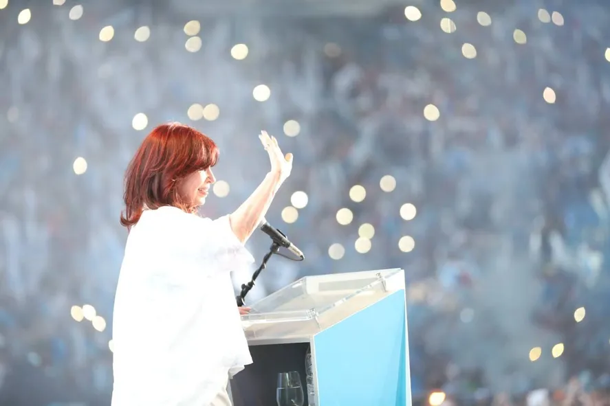 “Podemos volver a hacer una gran Argentina", dijo Cristina Kirchner para cerrar el acto por el Día de la Militancia. 