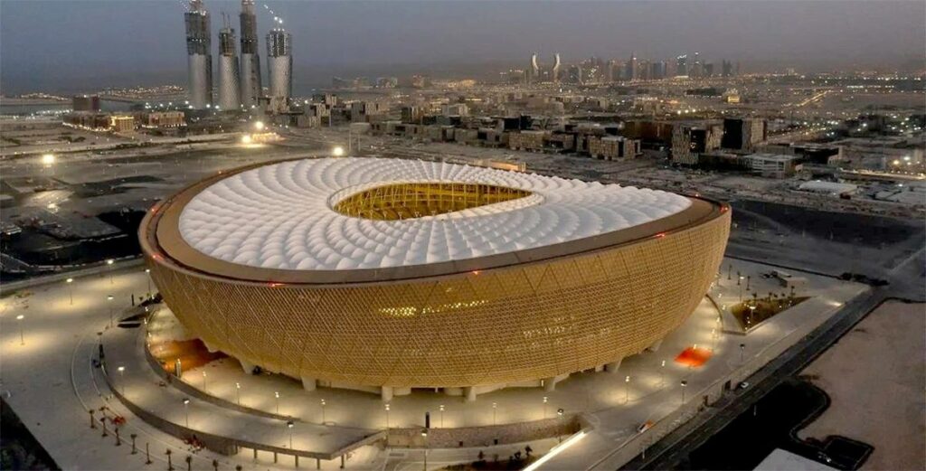 El estadio Lusail será sede esta tarde de Argentina vs Países Bajos y de la final del Munidial Qatar 2022. 