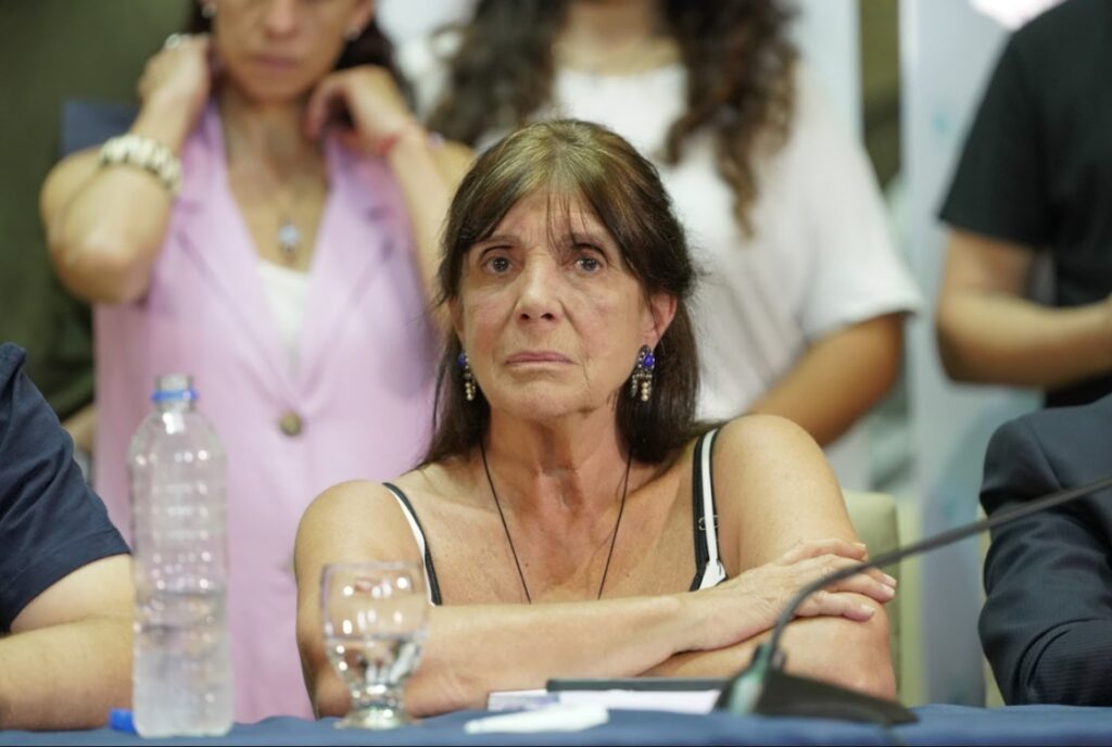 La senadora Teresa García sostuvo que "hay una estrategia para debilitar la democracia". 