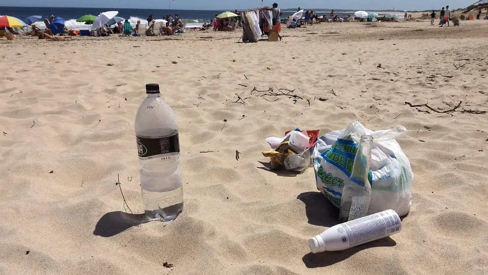 La contaminación en las playas es motivo de procupación para los vecinos de Mar del Plata durante todo el año.
