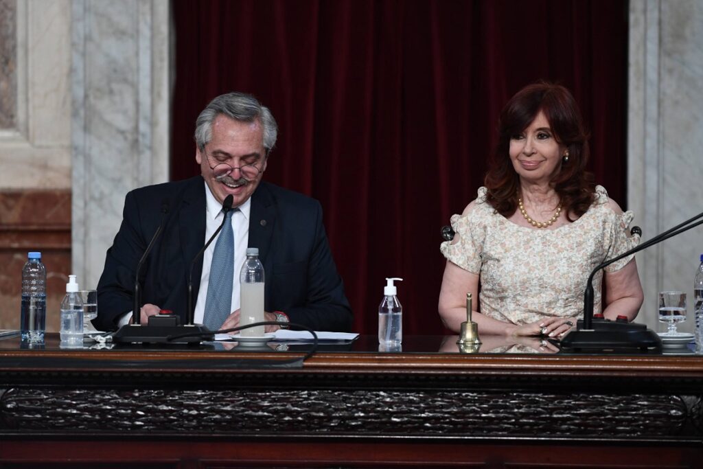 La Asamblea Legislativa será el primer acto público del año en el cual compartan escenario Cristina Kirchner y Alberto Fernández.