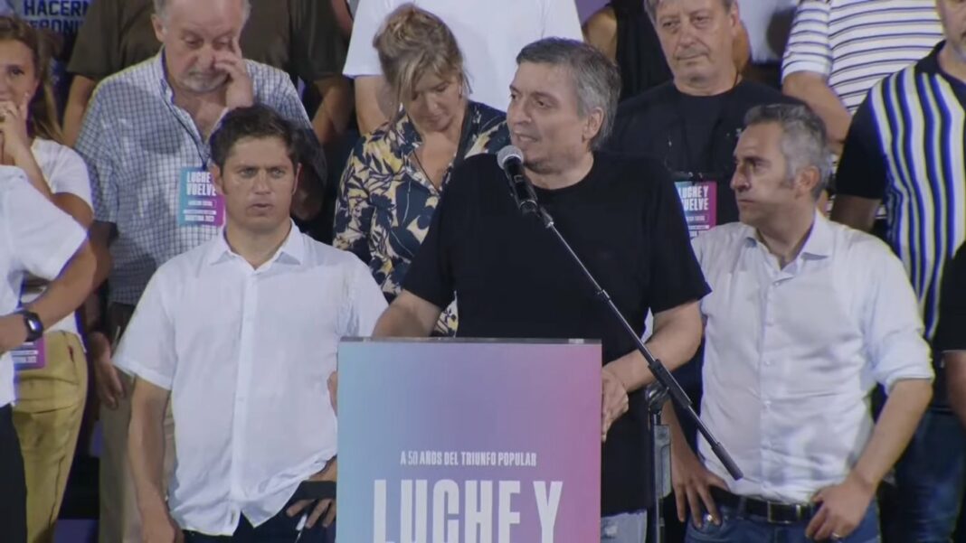En el plenario “Luche y vuelve: Cristina 2023”, Máximo Kirchner llamó a representar 