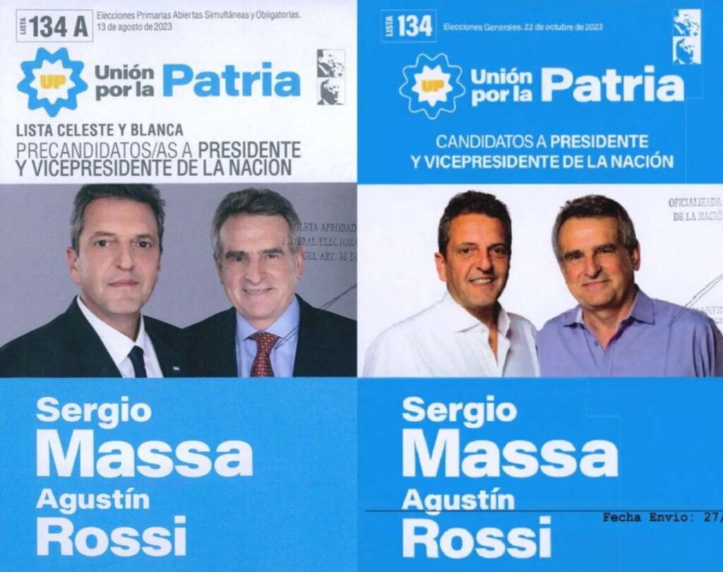 A menos de 20 días de las elecciones de octubre, los partidos presentaron las boletas con cambios en la gráfica y en las imágenes. 