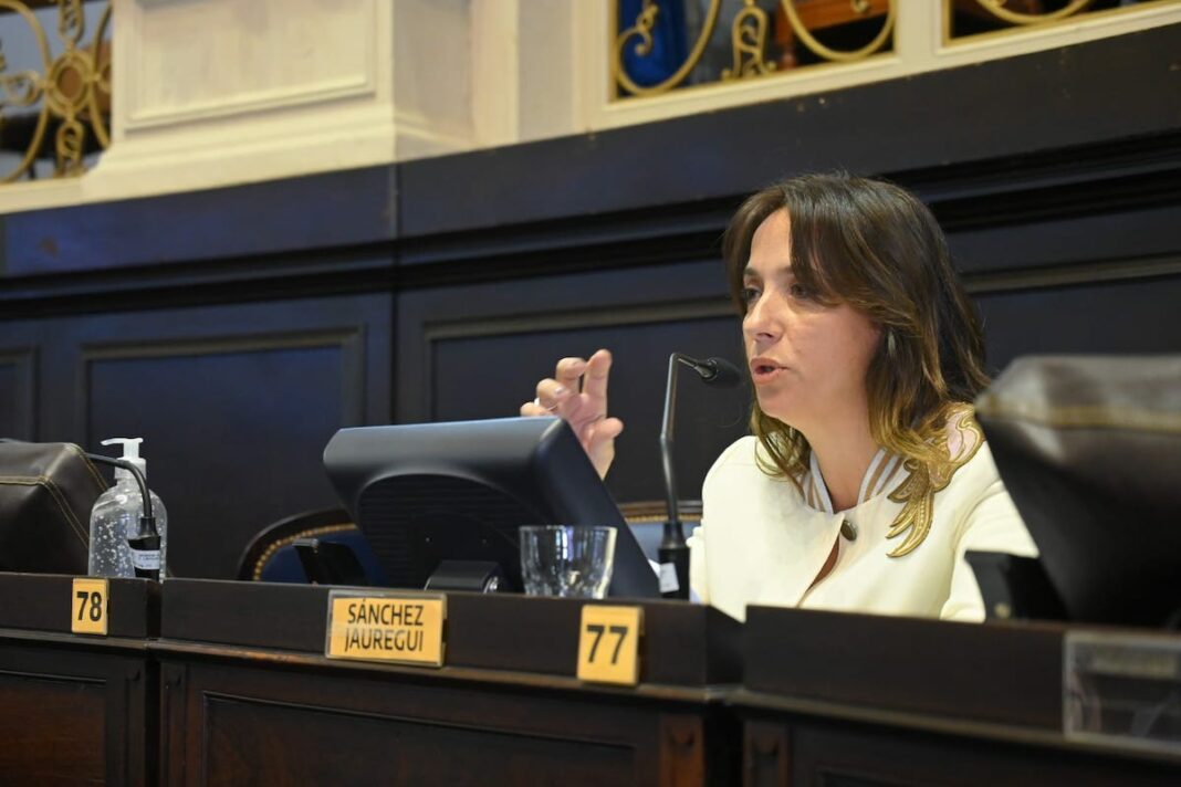 La diputada de UxP, Natalia Sánchez Jáuregui, presenta este martes un proyecto para establecer por ley el cupo laboral para víctimas de trata.
