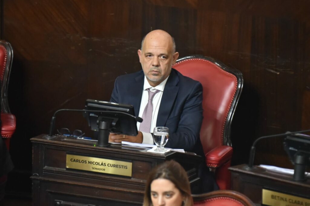 Carlos Curestis asumió como presidente de la bancada libertaria en reemplazo de Pareja.