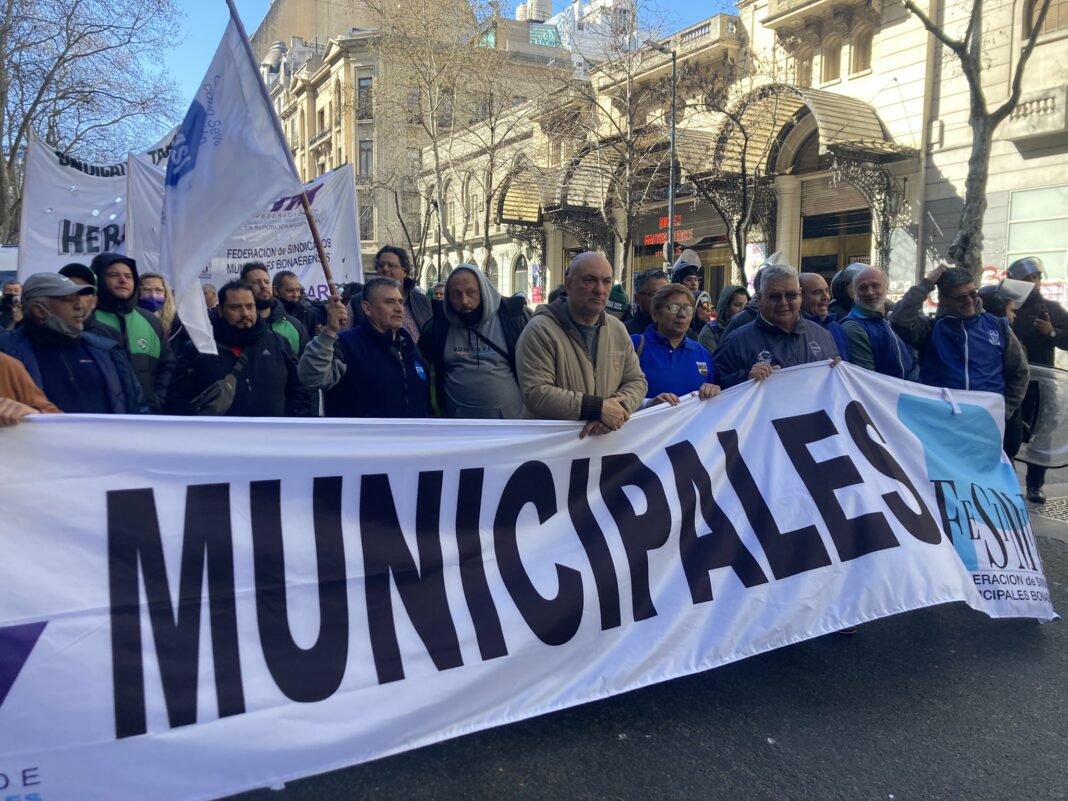 El sindicato de trabajadores municipales declaró el estado de alerta en toda la Provincia en solidaridad con los empleados de Mar del Plata.