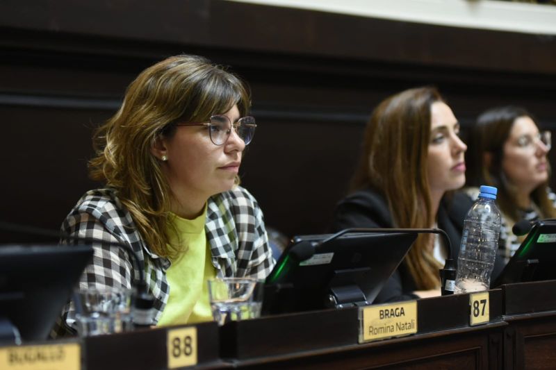 La diputada bonaerense de la Coalición Cívica, Romina Braga. 