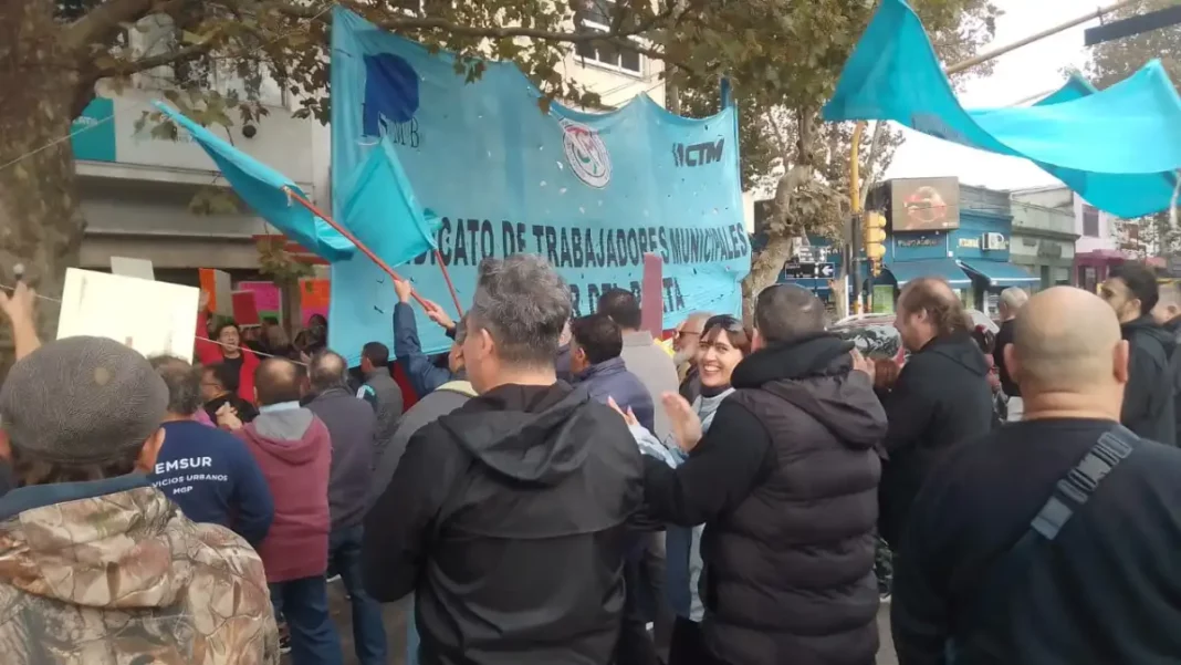 El Sindicato de Trabajadores Municipales de Mar del Plata van a otro paro de 24 horas en contra el intendente PRO, Guillermo Montenegro.