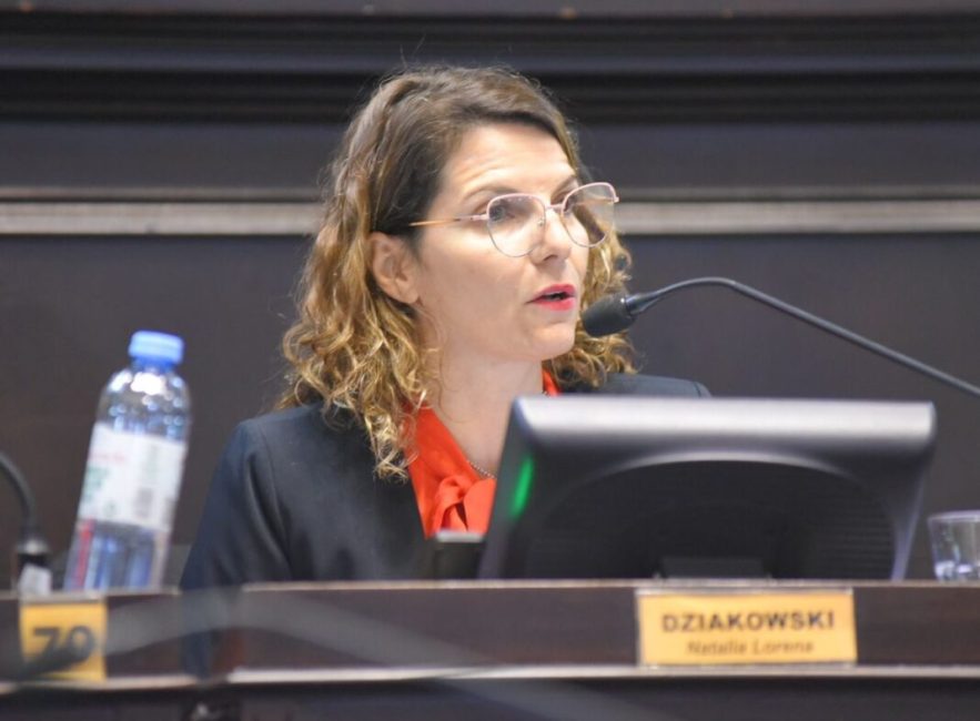 La diputada bonaerense del bloque Acuerdo Cívico + GEN, Natalia Dziakoswki