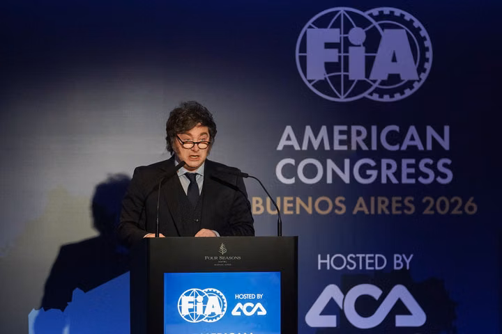 Milei abrió el Congreso de la FIA: “Tenemos las condiciones para recibir la Fórmula 1” Javier Milei abrió el Congreso Americano de la FIA y deslizó la idea de que Argentina vuelva a ser sede de la Fórmula 1 y el Rally Mundial.